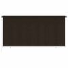 vidaXL Outdoor Roller Blind 305(W)x140(H) cm Brown HDPE