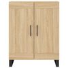 vidaXL Highboard Sonoma Oak 69.5x34x180 cm Engineered Wood