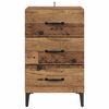 vidaXL Bedside Cabinet Old Wood 40 x 40.5 x 66 cm Engineered Wood