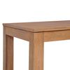 vidaXL Dining Table Solid Teak Wood with Natural Finish 140x70x76 cm