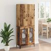 vidaXL Highboard Old Wood 69.5 x 34 x 180 cm Engineered Wood
