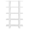 vidaXL Book Cabinet/Room Divider White 100x30x160 cm