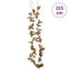 vidaXL Flower Garlands 6 pcs Rose 215 cm