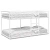 vidaXL Bunk Bed without Mattress White 80x200 cm Steel