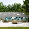 vidaXL 9 Piece Garden Sofa Set Impregnated Wood Pine