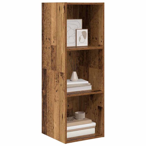 vidaXL TV Cabinet Set Old Wood 37 x 37 x 107 cm Engineered Wood