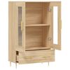 vidaXL Highboard Sonoma Oak 69.5x31x115 cm Engineered Wood