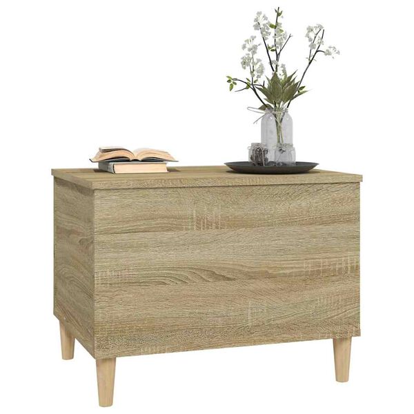 vidaXL Coffee Table Sonoma Oak 60x44.5x45 cm Engineered Wood