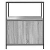 vidaXL Bathroom Cabinet with Shelves Grey Sonoma 76.5x35x95 cm