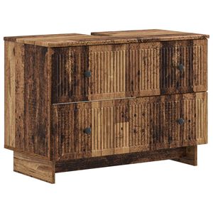 vidaXL Bathroom Sink Cabinet EDE Old Wood 82 x 41x 59 cm