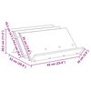 vidaXL Magazine Rack Smoked Oak 65 x 53 x 28.5 cm Engineered Wood