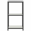 vidaXL Kitchen Storage with Shelf White 30 x 50 x 92 cm Steel