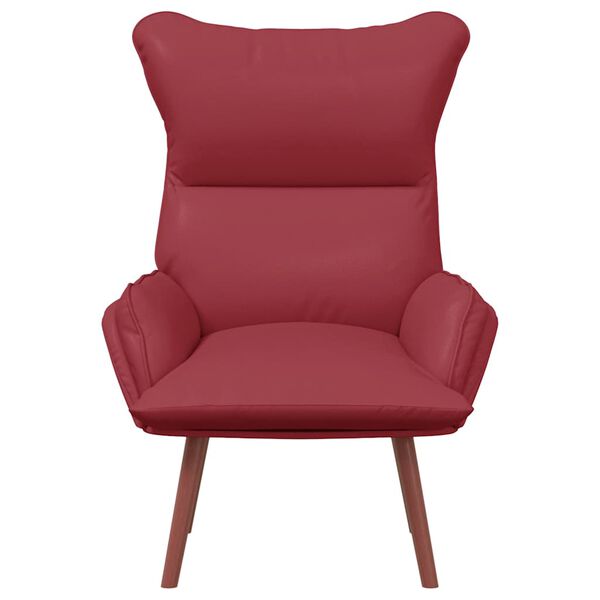 vidaXL Armchair Wine Red 69 x 74 x 93 cm Artificial Leather