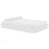 vidaXL Bed Frame without Mattress White Solid Wood 140x200 cm
