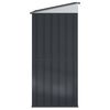 vidaXL Garden Sheds Anthracite 137 x 81 x 180 cm Metal