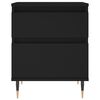 vidaXL Bedside Cabinets 2 pcs Black 40x35x50 cm Engineered Wood