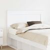 vidaXL Headboard with Headboard White 135 cm Engineered Wood