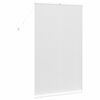vidaXL Window Blind with Curtains Manual White Aluminium