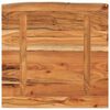 vidaXL Desk Top 80x80x3.8 cm Square Solid Wood Acacia Live Edge