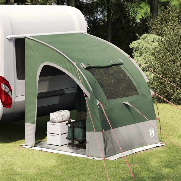 vidaXL Tailgate Tent with Roof Green 194 x 180 x 210 cm Taffeta