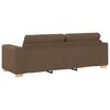 vidaXL Sofa Brown 221 x 80 x 80 cm Fabric