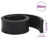 vidaXL Rubber Edge for Snow Plow Black 80x10x2 cm
