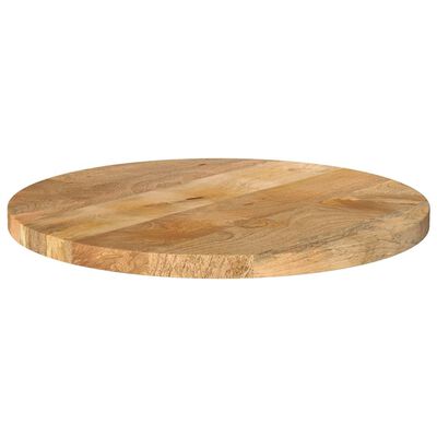 vidaXL Table Top Ø 50x2.5 cm Round Solid Wood Mango