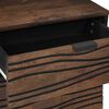 vidaXL Bedside Cabinet Walnut 50 x 33 x 60 cm Solid Acacia wood