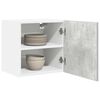 vidaXL Hanging Cabinet 2 pcs Concrete Grey and White 40 x 31 x 40 cm