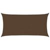 vidaXL Sunshade Sail 160 g/m&sup2; Brown 4x7 m HDPE