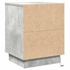 vidaXL Bedside Cabinet Concrete Grey 39 x 34.5 x 50 cm Engineered wood