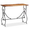 vidaXL Console Table Solid Acacia Wood 100x40x75 cm