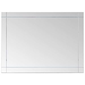 vidaXL Wall Mirror | Transparent | Glass | Medium | Mirror | Wall Mirror