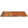 vidaXL Table Top 100x80x2.5 cm Rectangular Solid Wood Acacia