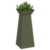 vidaXL Pillar Planter Olive 40 x 40 x 100 cm