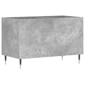 vidaXL Record Cabinet Concrete Grey 74.5x38x48 cm Engineered Wood