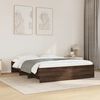 vidaXL Bed Frame without Mattress Brown Oak 150x200 cm King Size Engineered Wood
