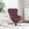vidaXL Egg Chair Purple 63 x 73 x 90 cm Fabric