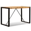vidaXL Dining Table Solid Rough Mango Wood 120 cm