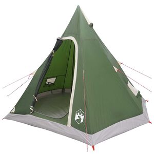 vidaXL Tipi Tent Water-Resistant 3-Person Green