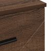 vidaXL Bedside Cabinet Brown oak 38 x 38 x 66 cm Engineered wood