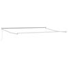 vidaXL Retractable Awning Red and white 450 x 300 cm Fabric