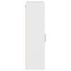 vidaXL Bathroom Wall Cabinet TULUM High Gloss White 37 x 24.5 x 86 cm
