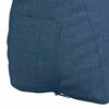 vidaXL Back Pillow Blue 45 x 20 x 35 cm Fabric
