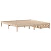 vidaXL Bed Frame without Mattress 180x200 cm Super King Solid Wood Pine