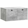 vidaXL Wall-Mounted TV Cabinet Concrete Grey 59.5 x 41 x 30 cm