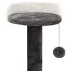 vidaXL Cat Tree with Sisal Scratching Posts Dark Grey and White 120 cm