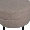 Venture Home Pouffe Pot 40x40x40 cm Teddy Beige and Black