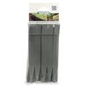 Nature Garden Border Edging and Spike Set Grey