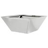 vidaXL Garden Planter 5 pcs Silver 35 x 35 x 15 cm Galvanised Steel